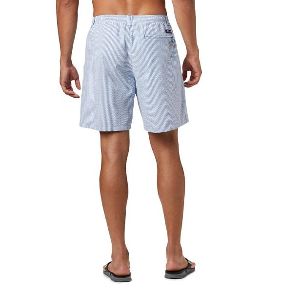 Columbia PFG Super Backcast Shorts White For Men's NZ24715 New Zealand